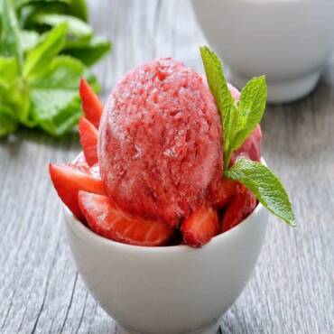 Strawberry Sorbet – 1 Serving